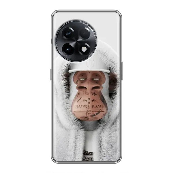 Чехол с принтом «обезьяна NFT в тату» для OnePlus 11 Pro
