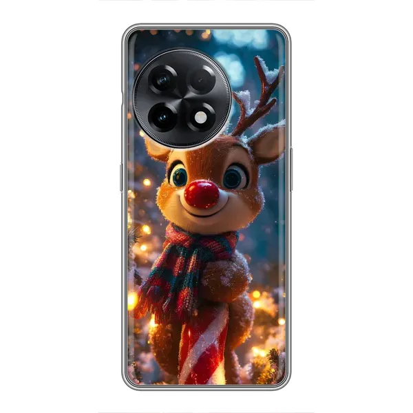 Чохол з принтом «Олень з шарфом» для OnePlus 11 Pro Чохол з принтом «Олень з шарфом» для OnePlus 11 Pro
