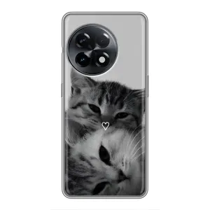 Чохол з малюнком кіт на OnePlus 11 Pro (Пара котів)