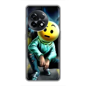 Чохол для ВанПлас 11 Про - (AlphaPrint) з принтом (ТОП продажів) (Хлопець смайл)