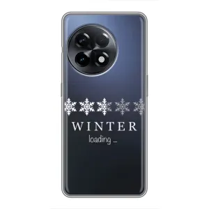 Зимні Чохли для ВанПлас 11 Про - прозорий фон (Winter loading)