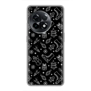 Новогодние, Праздничные Чехлы для OnePlus 11 - 2024 год (Новогодний фон)