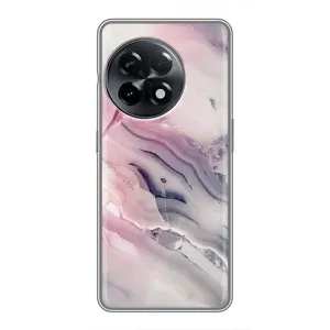 Мраморный чехол на OnePlus 11 (VPrint) (Пурпурный Мрамор)