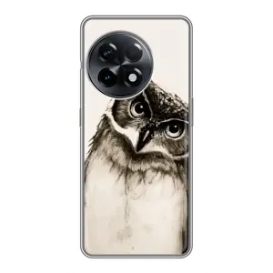 Чехол с птицами на OnePlus 11 (VPrint) (Сова)