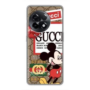 Чехол Disney Mouse OnePlus 11 (PREMIUMPrint) (Стильный Микки)