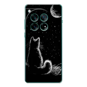 Чехол с принтом для OnePlus 11R (AlphaPrint) Модные коты