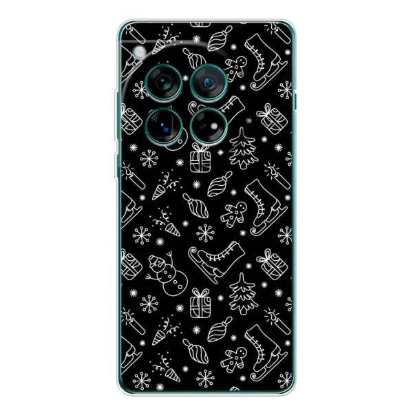 Чехол с принтом «Новогодний фон» для OnePlus 11R Чехол с принтом «Новогодний фон» для OnePlus 11R