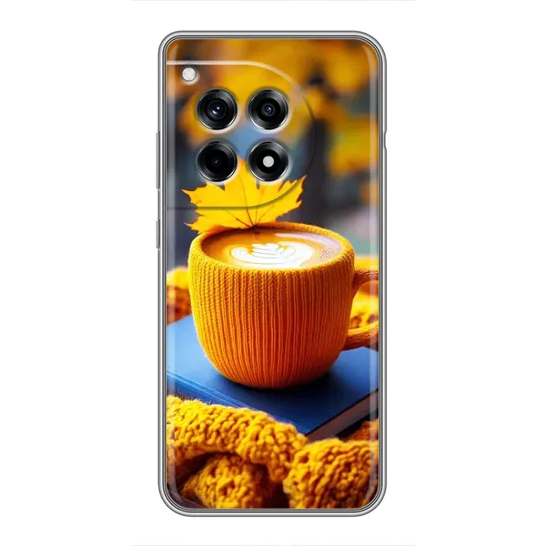 Чохол з принтом «Кава на жовтому пледі» для OnePlus 12 Pro Чохол з принтом «Кава на жовтому пледі» для OnePlus 12 Pro