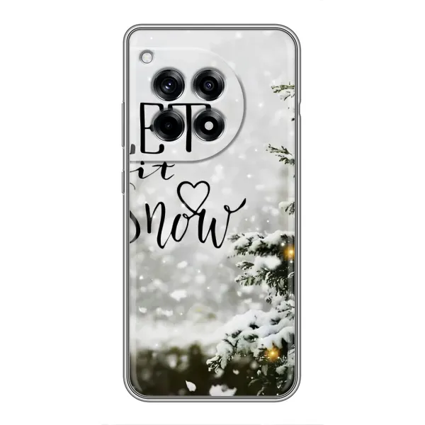 Чохол з принтом «Let it snow» для OnePlus 12 Pro