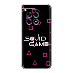 Чехол Гра в кальмара для OnePlus 12 Pro (Паттерн Игра кальмара)