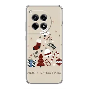 Рождественские Чехлы для OnePlus 12 Pro (VPrint) (Merry Christmas)