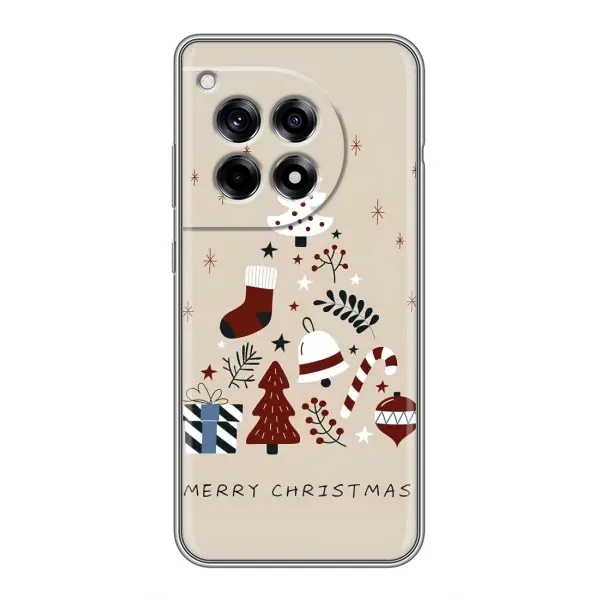 Чехол с принтом «Merry Christmas» для OnePlus 12 Pro