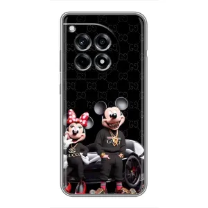 Чехол Disney Mouse OnePlus 12 Pro (PREMIUMPrint) (Семья Маусов)