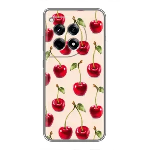 Чехлы с Фруктами для OnePlus 12 Pro (VPrint) (Вишня)