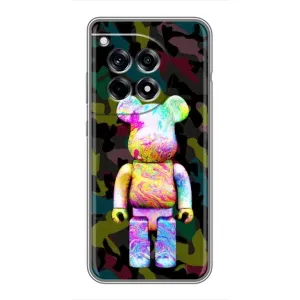 Чехлы для OnePlus 12 Pro - Bearbrick Louis Vuitton (PREMIUMPrint) (Яркий Bearbrick)
