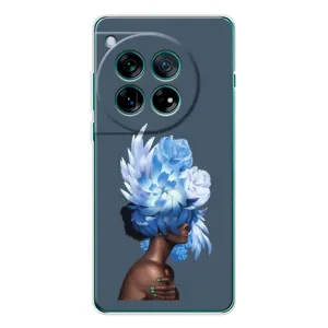 Чехлы (ART) Цветы на OnePlus 12 (VPrint) (Цветы на голове)