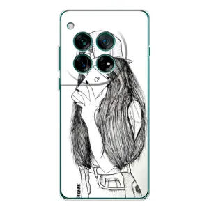 Чохол з друком для OnePlus 12 - (Мода) (AlphaPrint) (Фото дівчини)