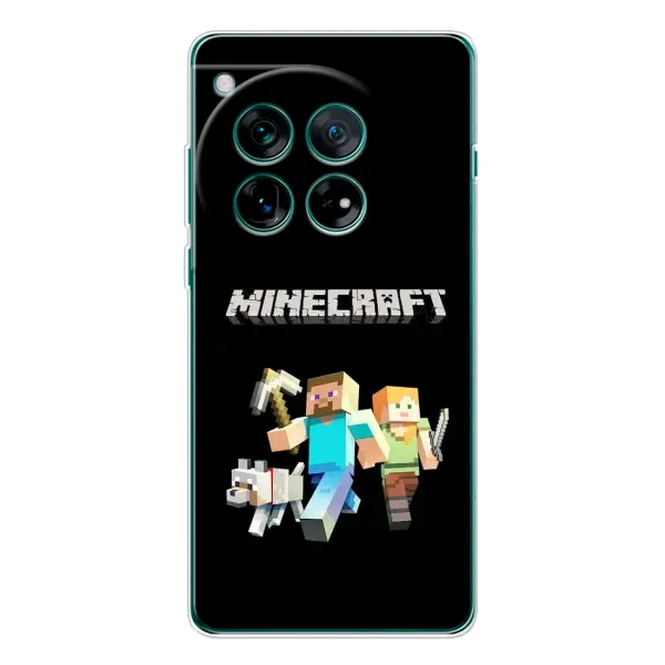 Чехол с принтом «герои Minecraft» для OnePlus 12