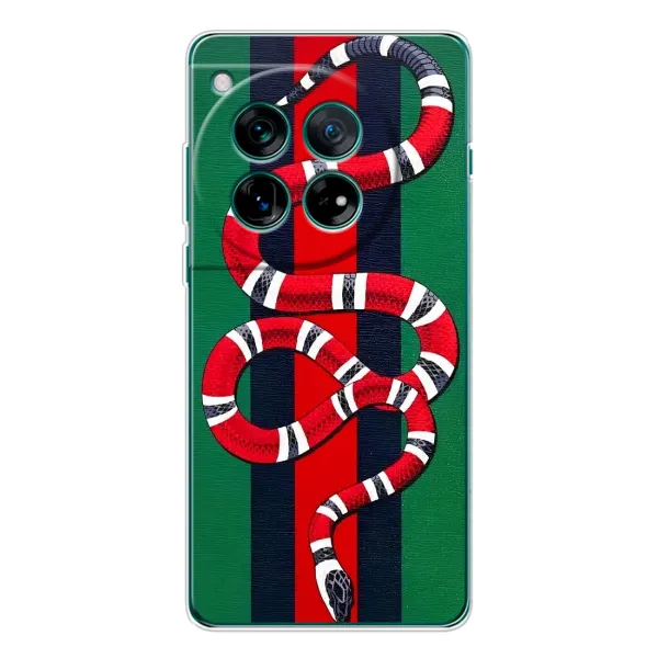 Чехол с принтом «Gucci змия» для OnePlus 12