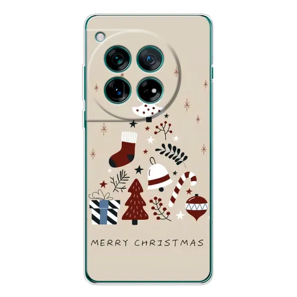 Чохол з принтом «Merry Christmas» для OnePlus 12