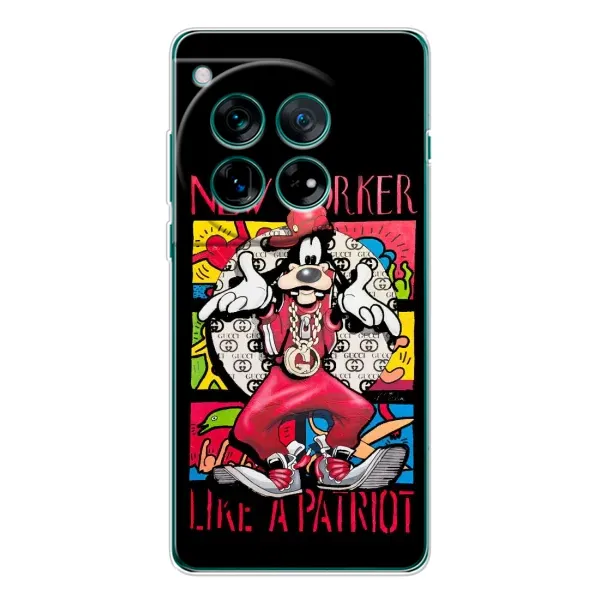 Чохол з принтом «Мультяшний Волк» для OnePlus 12