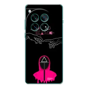 Чехол Гра в кальмара для OnePlus 12 (Минимализм Игра кальмара)