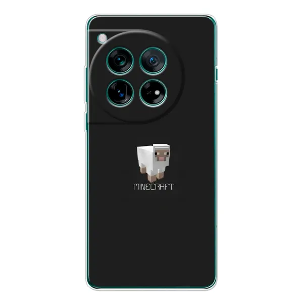 Чехол с принтом «Овечка Майнкрафт» для OnePlus 12