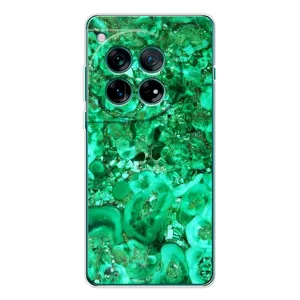 Мраморный чехол на OnePlus 12 (VPrint) (Салатный Мрамор)