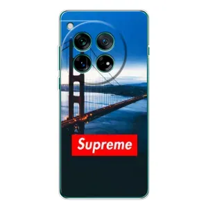 Чехол для OnePlus 12 с картинкой Supreme (AlphaPrint) (Стиль Supreme)