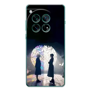 Чехлы Венсдей на OnePlus 12 Уэнсдей (AlphaPrint) (Уэнздей и Инид)