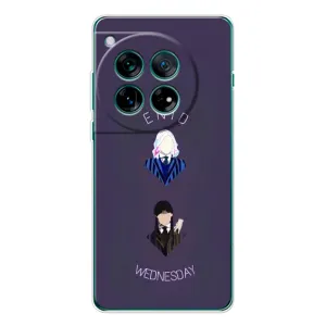 Чехлы Венсдей на OnePlus 12 Уэнсдей (AlphaPrint) (Уэнздей и подруга)