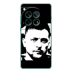 Чехол для OnePlus 12 (AlphaPrint - с принтом Зеленского) (Зеленский АРТ)