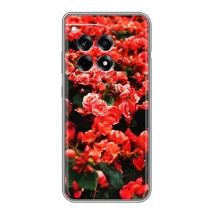 Чохли з квітами для OnePlus 12R (VPrint) (Квіти червоні)