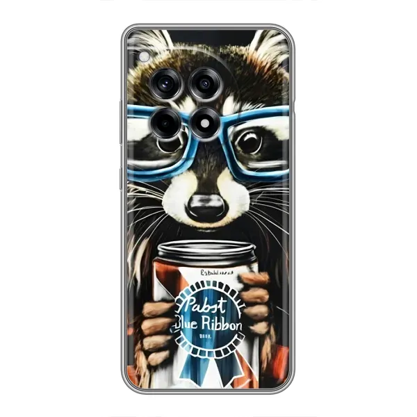 Чохол з принтом «Єнот з банкою» для OnePlus 12R