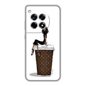 Чехлы Луи Витон для OnePlus 12R (AlphaPrint - LOUIS VUITTON) (кофе LOUIS VUITTON)