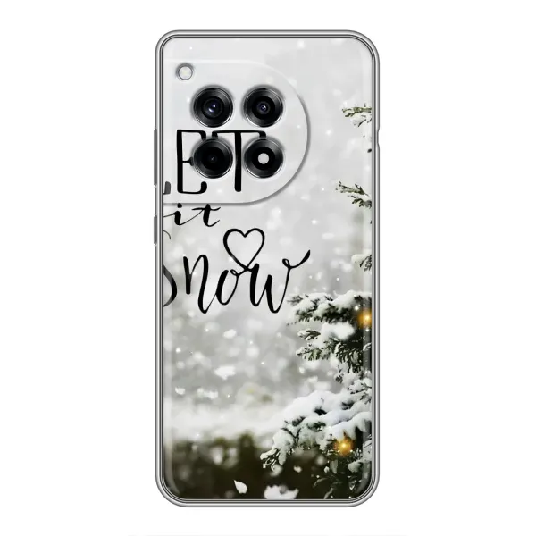 Чехол с принтом «Let it snow» для OnePlus 12R