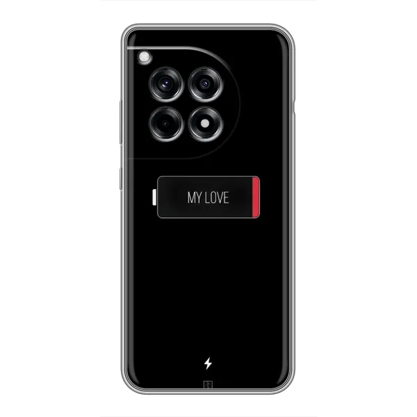 Чехол с принтом «Love battery» для OnePlus 12R