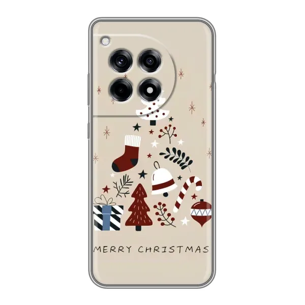 Чехол с принтом «Merry Christmas» для OnePlus 12R