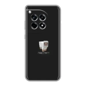 Чехол Майнкрафт на OnePlus 12R (AlphaPrint) Minecraft (Овечка Майнкрафт)