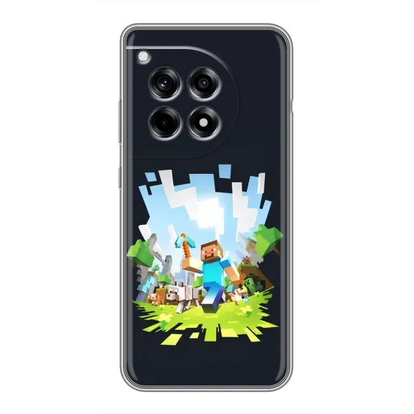 Чехол с принтом «персонажи Minecraft» для OnePlus 12R