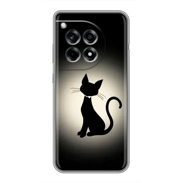 Чохол з принтом «Силует котика» для OnePlus 12R