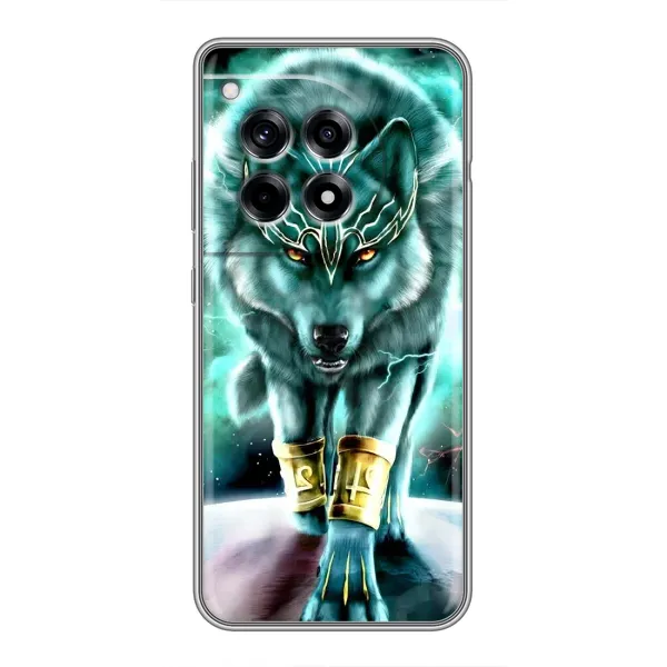 Чохол з принтом «Яскравий вовк» для OnePlus 12R