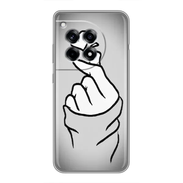 Чохол з принтом «Значок Love» для OnePlus 12R