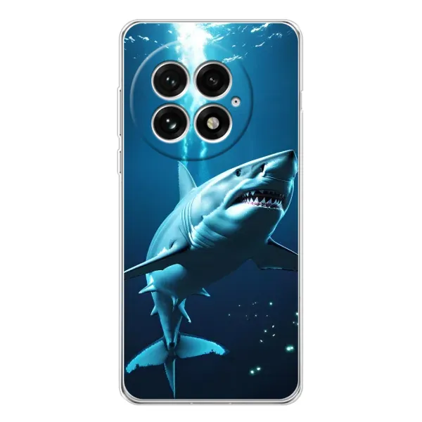 Чехол с принтом «Акула под водой» для OnePlus 13