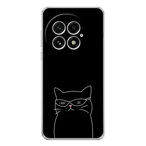 Чохол з малюнком кіт на OnePlus 13 (Байдужий кіт)