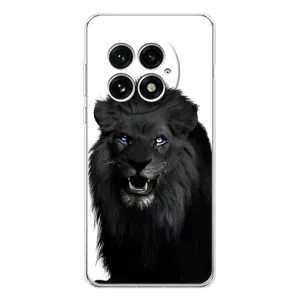 Чохли з картинкою животних OnePlus 13 (Чорний ЛЕВ)