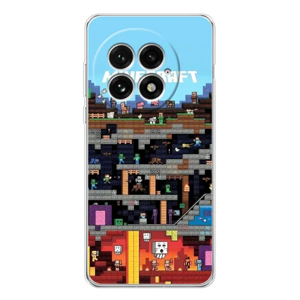 Чохол з принтом «фон Minecraft» для OnePlus 13