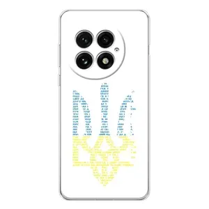 Чохли для OnePlus 13 Укр. Символіка (AlphaPrint) (Герб з букв)