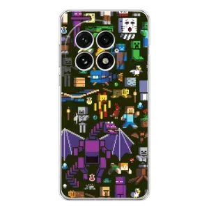 Чохол Майнкрафт на OnePlus 13 (AlphaPrint) Minecraft (Колаж Майнкрафт)
