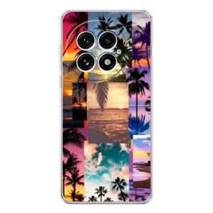 Силиконовый чехол с КАРТИНКАМИ лето для OnePlus 13 (AlphaPrint) (Летний отпуск)
